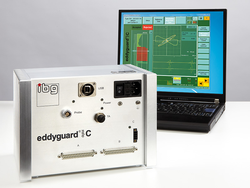 eddyguard C with software switched on, on white background